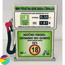 Bencinska črpalka z Jegrom za 18 let